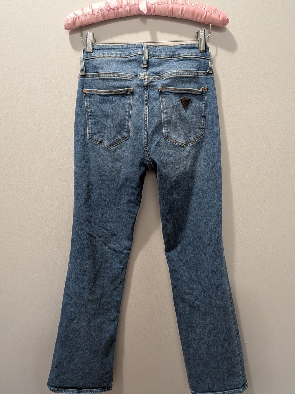 GUESS SEXY BOOT Y2K Stretchy Jeans Blue